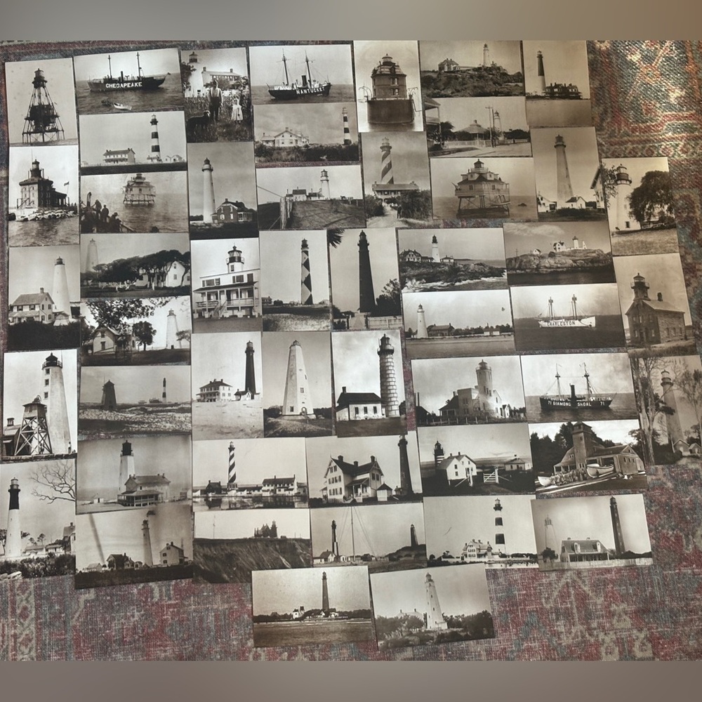 Vintage Lighthouse post cards Collection
